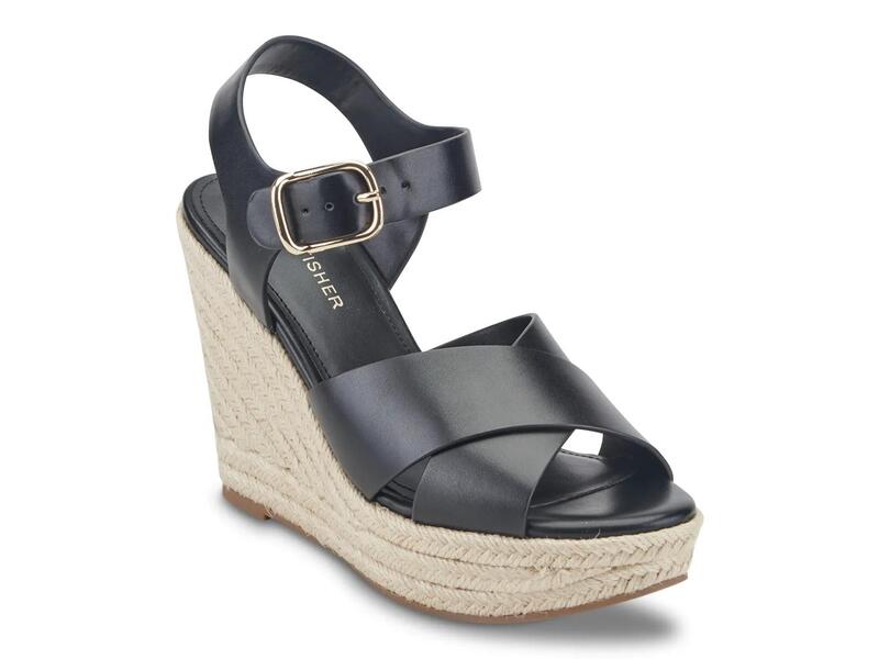 マークフィッシャー レディース シューズ サンダル Marc FisherHarvespadrille Wedge Sandal Black 黒いこと