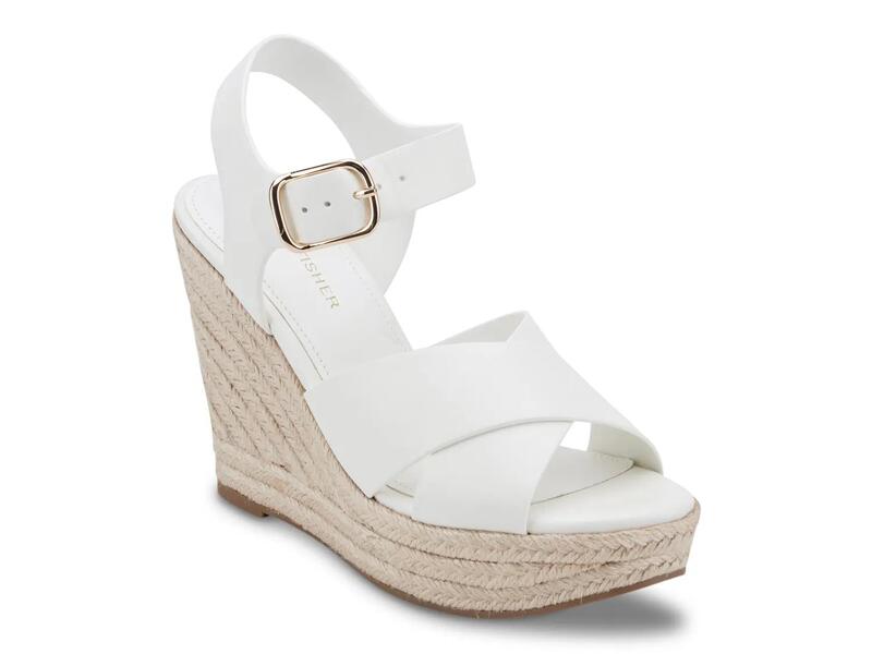 マークフィッシャー レディース シューズ サンダル Marc FisherHarvespadrille Wedge Sandal White 白いこと