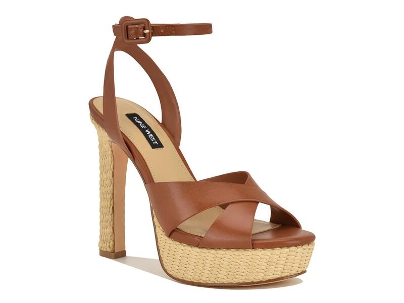 ナインウェスト レディース シューズ サンダル プラットフォーム Nine WestWeston Platform Sandal Dark Brown ブラウン