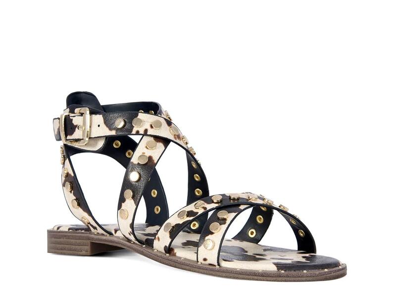 アザレア 一 レディース シューズ サンダル Azalea WangWhistler Sandal Multicolor Cow Print マルチ色つや