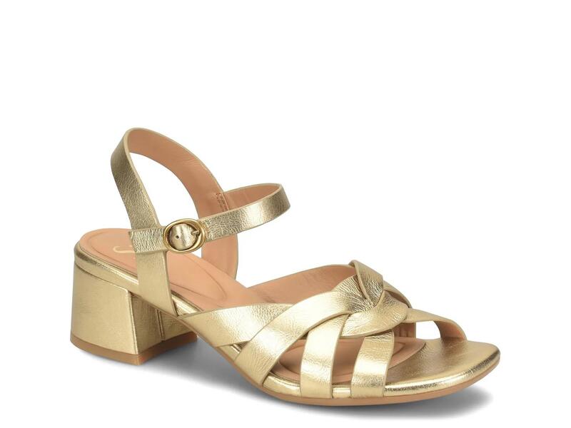 ソフト レディース シューズ サンダル SofftLindsey Sandal Gold Leather ゴールド