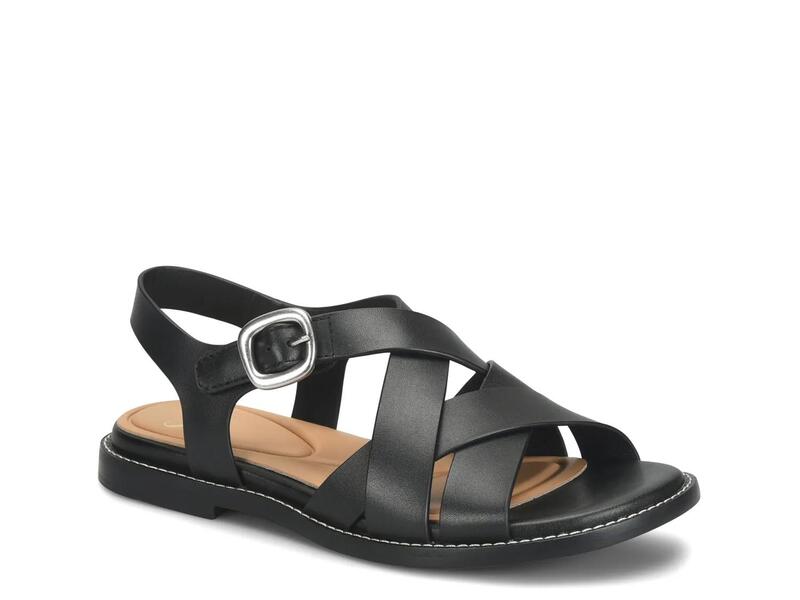 ソフト レディース シューズ サンダル SofftNancy Sandal Black Leather ブラック