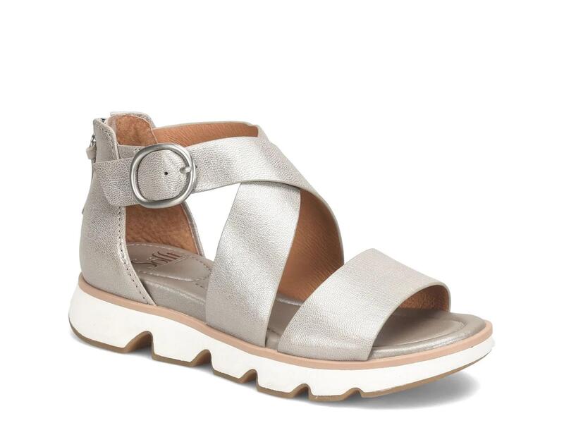 ソフト レディース シューズ サンダル SofftMackenna Sandal Silver Leather シルバー
