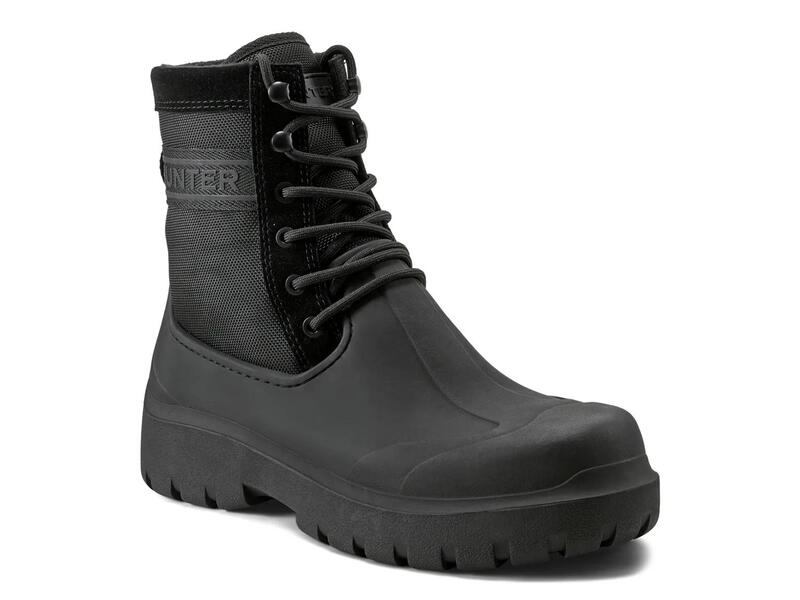 山立ち メンズ シューズ ブーツ・レインブーツ HUNTERLondon Waterproof Boot - Men\u0027s Black 黒いこと