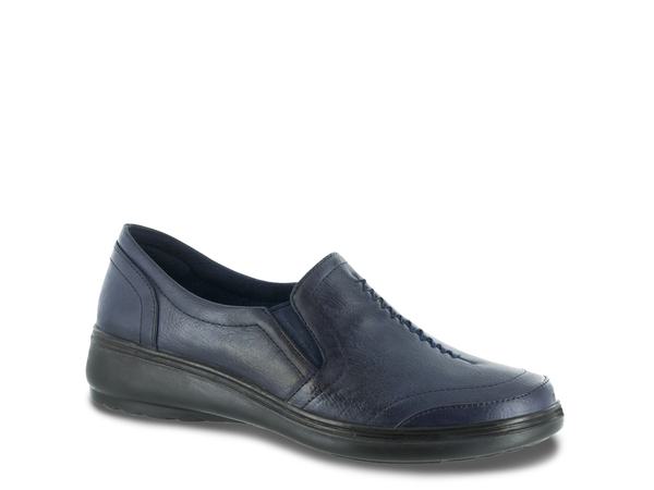 イージーストリート レディース シューズ スリッポン・ローファー Easy Street Ultimate Slip-On Navy ネイビー｜ReVida 店