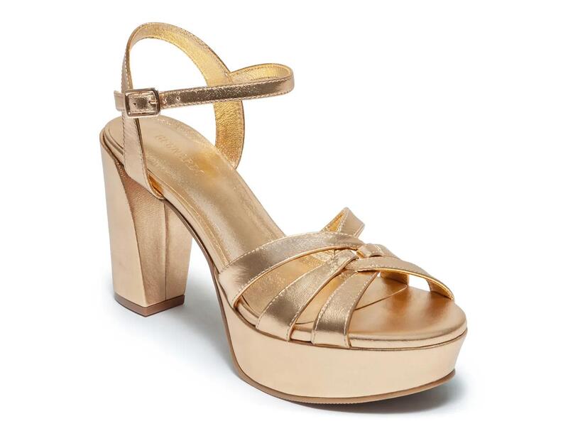 ベルナルド レディース シューズ サンダル プラットフォーム BernardoVittoria Platform Sandal Gold Metallic ゴールド