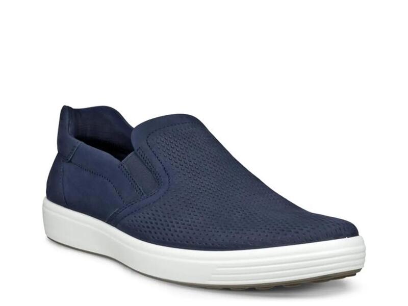 山びこ メンズ シューズ スリッポン・ローファー スニーカー ECCOSoft 7 Slip-On Sneaker - Men\u0027s Navy 米国海軍