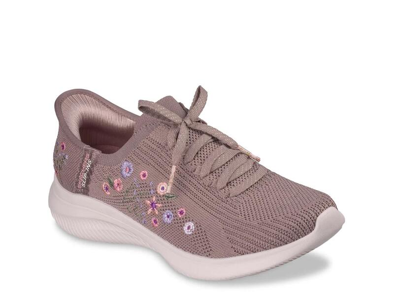 スケッチャーズ レディース シューズ スリッポン・ローファー スニーカー SkechersHands Free Slip-ins: Ultra Flex 4.0 - Sweet Petalslip-On Sneaker Mocha Brown 赤銅色