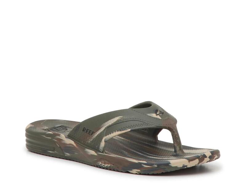 リーフ メンズ シューズ サンダル ReefFanning H2O Flip Flop Olive Camouflage Print オリーブ|ReVida 店