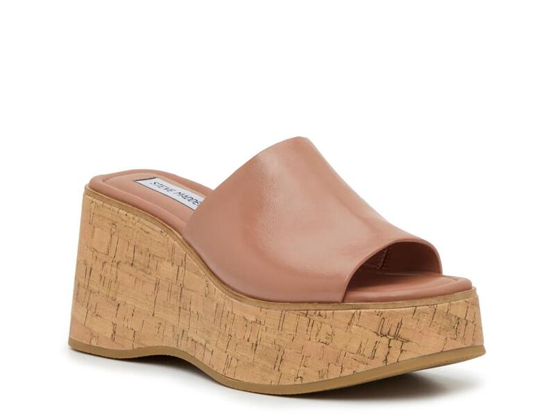 スティーブ マデン レディース シューズ サンダル Steve MaddenHillarie Wedge Sandal Cognac