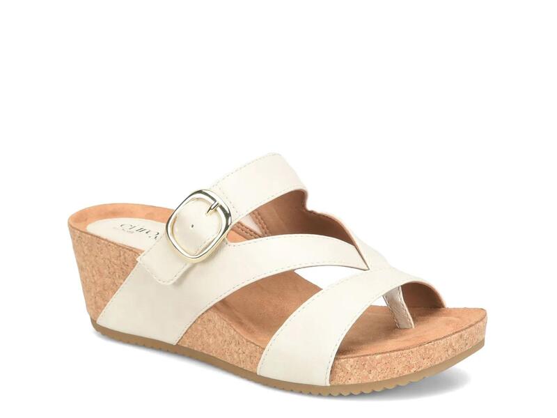 ユーロソフト レディース シューズ サンダル EurosoftEmrie Wedge Sandal Off White オフホワイト｜ReVida 店