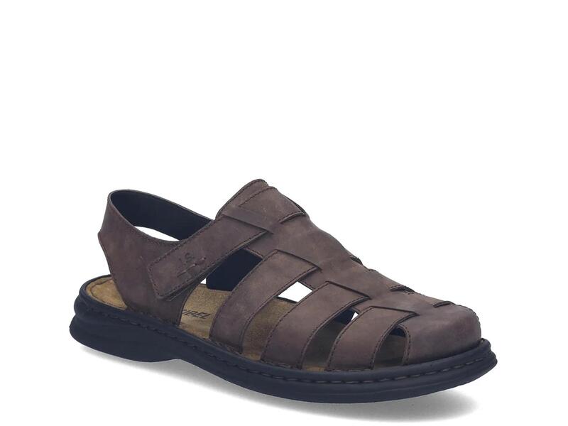ジョセフセイベル メンズ シューズ サンダル Josef SeibelMax 74 Fisherman Sandal - Men\u0027s Dark Brown 赤銅色 スリッポン-メンズ靴