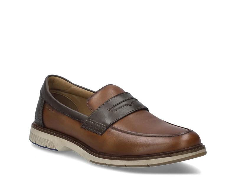 ジョセフセイベル メンズ シューズ スリッポン・ローファー Josef SeibelStuart 06 Penny Loafer - Men\u0027s Cognac/Dark Brown 赤銅色