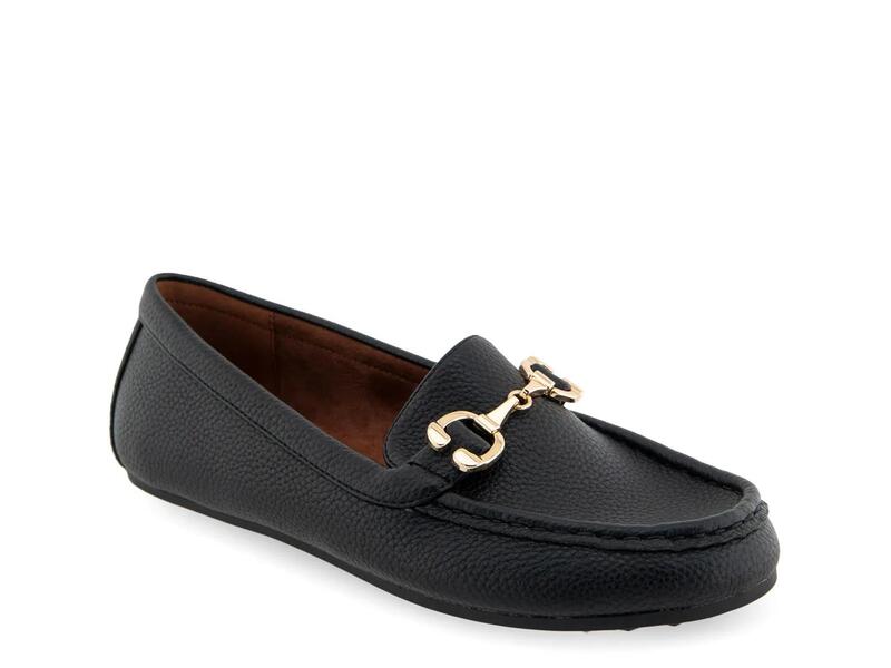 エアロソールズ レディース シューズ スリッポン・ローファー AerosolesDallas Loafer Black 黒いこと