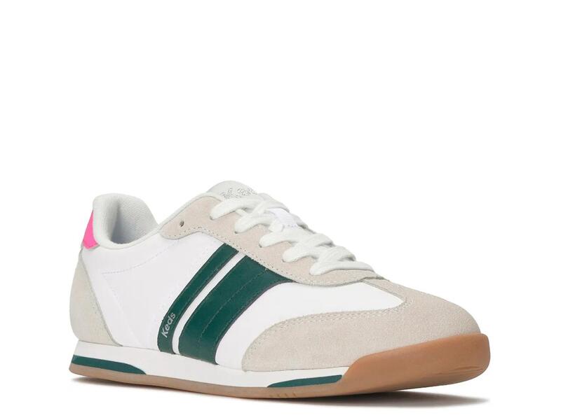 ケッズ レディース シューズ スニーカー KedsRevival Sneaker - Women'snowhite/Forest Green/Hot Pink ホワイト｜ReVida 店