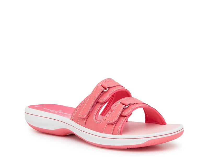 クラークス レディース シューズ サンダル ClarksBreeze Piper 2 Sandal Coral コーラル｜ReVida 店