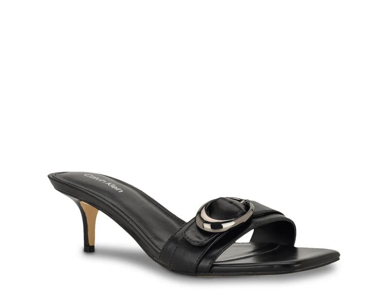 カルバンクライン レディース シューズ サンダル Calvin KleinNeveena Sandal Black 黒いこと サンダル-レディース靴