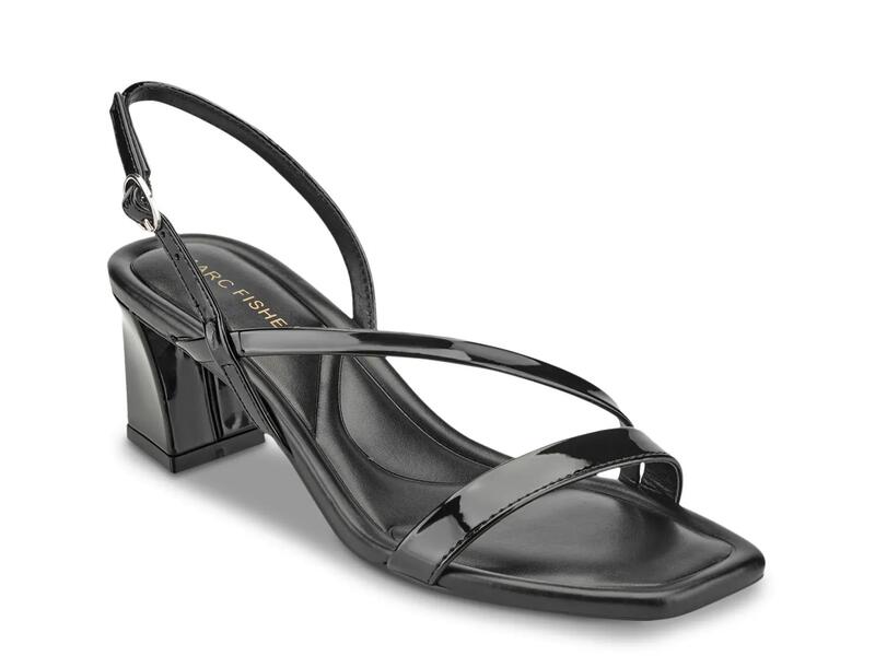 マークフィッシャー レディース シューズ サンダル Marc FisherGizia Sandal Black Patent 黒いこと