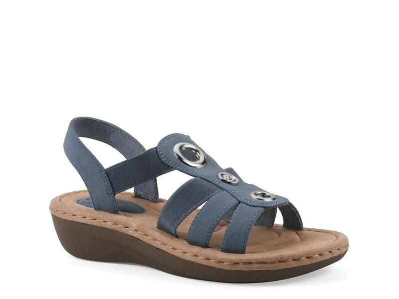 クリフバイホワイトマウンテン レディース シューズ サンダル Cliffs by White MountainCasimir Wedge Sandal Periwinkle ホワイト|ReVida 店