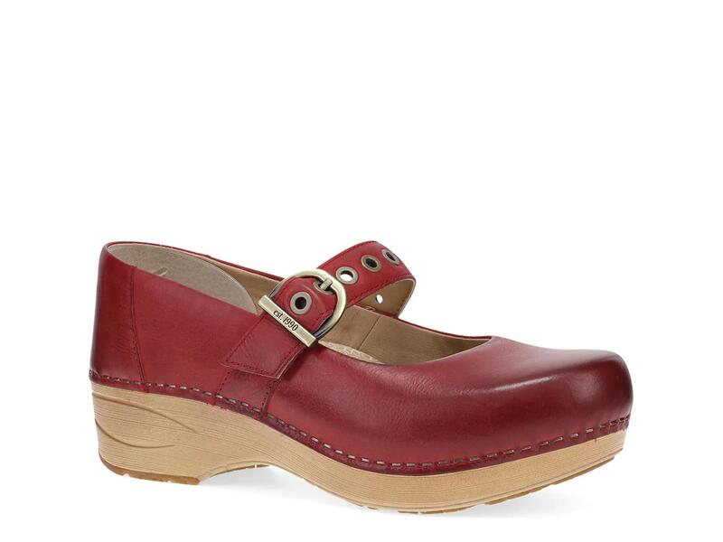 ダンスコ レディース シューズ サンダル DanskoXP 2.0 Mary Jane Clog Red レッド｜ReVida 店