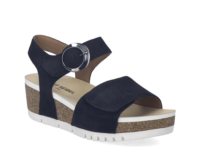 ジョセフセイベル レディース シューズ サンダル Josef SeibelQuinn 16 Wedge Sandal - Women's Black ブラック|ReVida 店