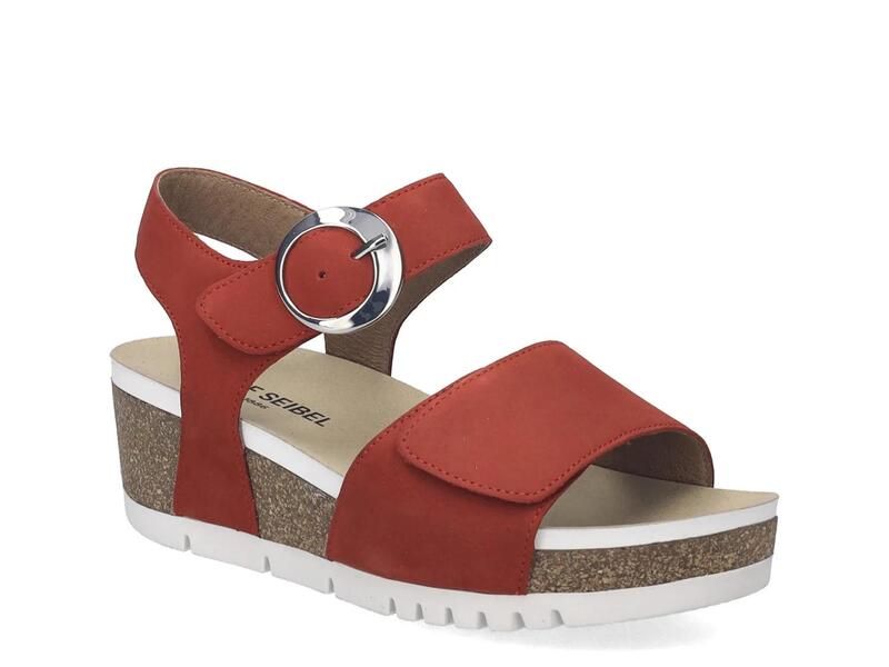 ジョセフセイベル レディース シューズ サンダル Josef SeibelQuinn 16 Wedge Sandal - Women's Red レッド|ReVida 店