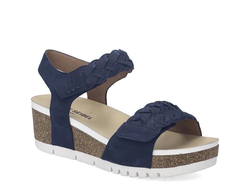 ジョセフセイベル レディース シューズ サンダル Josef SeibelQuinn 22 Wedge Sandal - Women's Ocean Blue ブルー|ReVida 店