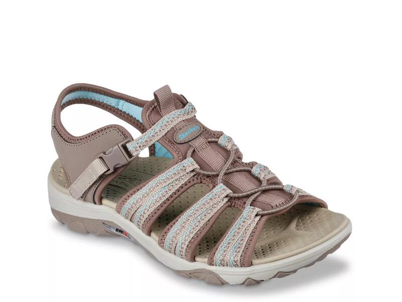 スケッチャーズ レディース シューズ サンダル SkechersArch Fit Reggae Fisherman Sandal Taupe トープ