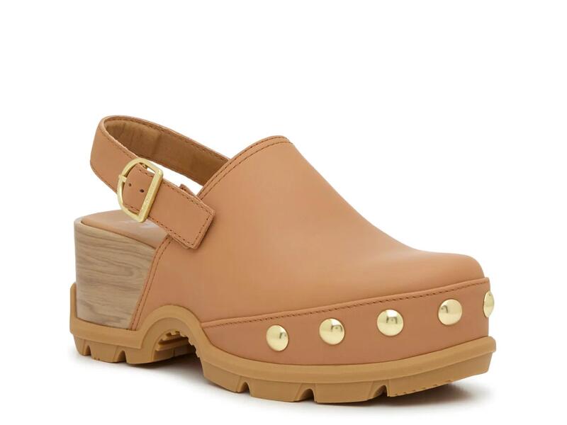 ソレル レディース シューズ サンダル プラットフォーム SORELRoamn Platform Clog Tawny Brown ブラウン|ReVida 店