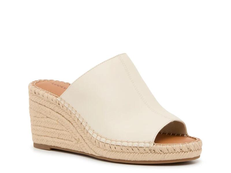 ラッキーブランド レディース シューズ サンダル Lucky BrandCabriah Espadrille Wedge Sandal Off White 象牙色