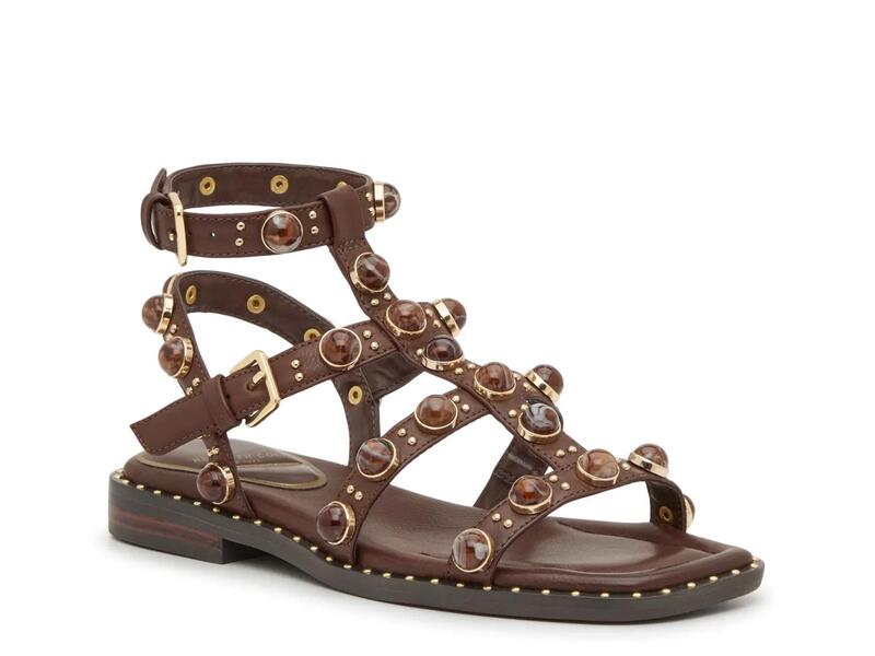 ケネスコール レディース シューズ サンダル Kenneth Cole New YorkRuby Stones Gladiator Sandal Dark Brown 赤銅色 靴-サンダル-コンフォートサンダル