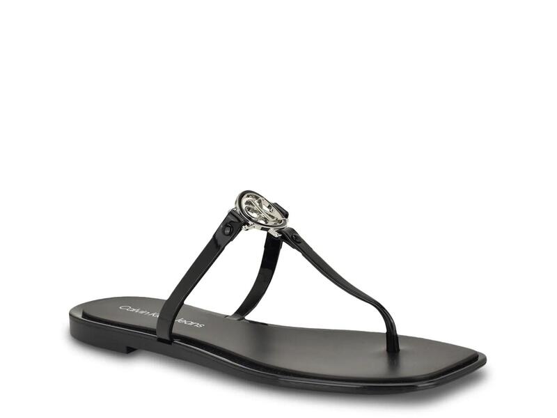 カルバンクライン レディース シューズ サンダル Calvin KleinEllye Sandal Black 黒いこと