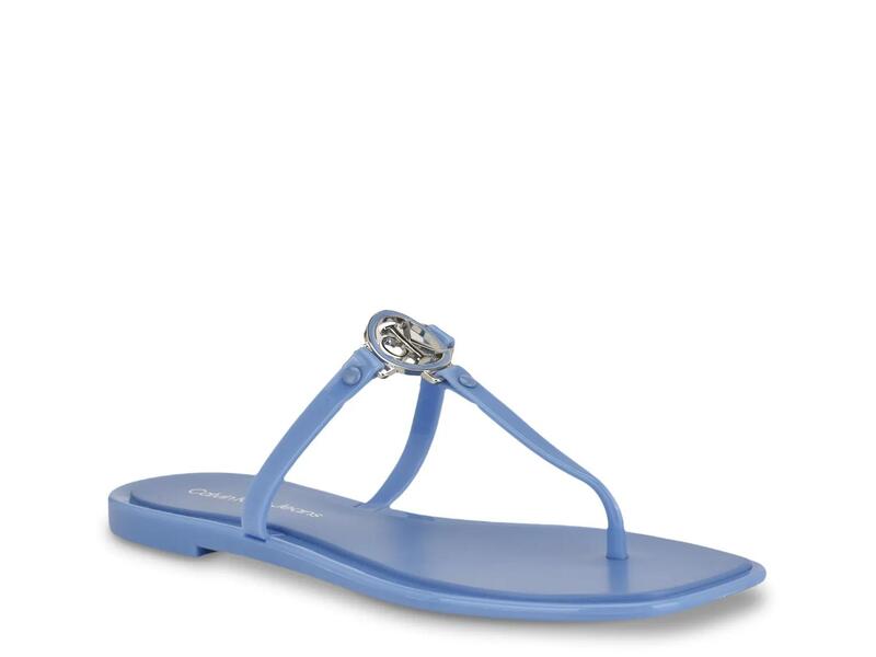 カルバンクライン レディース シューズ サンダル Calvin KleinEllye Sandal Blue 青み