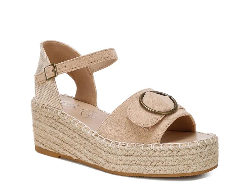 ロンドンラグ レディース シューズ サンダル London RagAmilta Espadrille Wedge Sandal Beige ベージュ｜ReVida 店