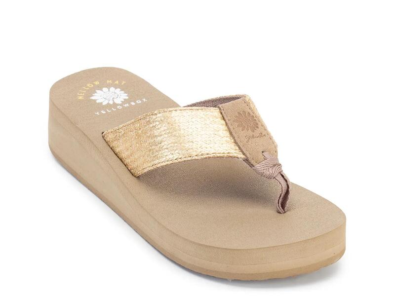 イエローボックス レディース シューズ サンダル Yellow BoxLeyla Wedge Sandal Natural Beige ベージュ｜ReVida 店