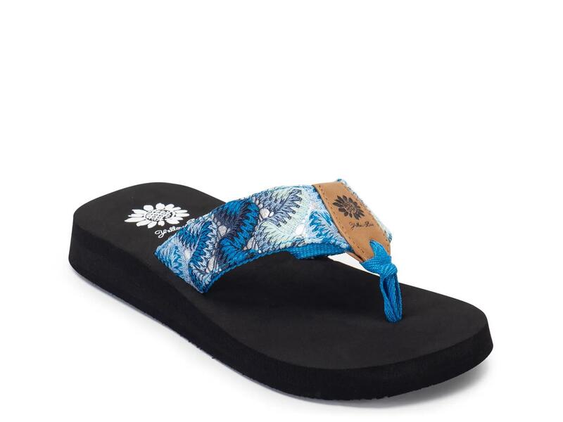 イエローボックス レディース シューズ サンダル Yellow BoxFedonia Sandal Blue Multicolor ブルー｜ReVida 店