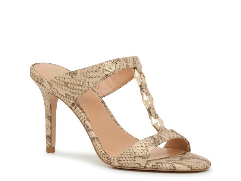 ヴィンスカムート レディース シューズ サンダル Vince CamutoTuraya Sandal Natural Taupe/Black Snake Print 黒いこと