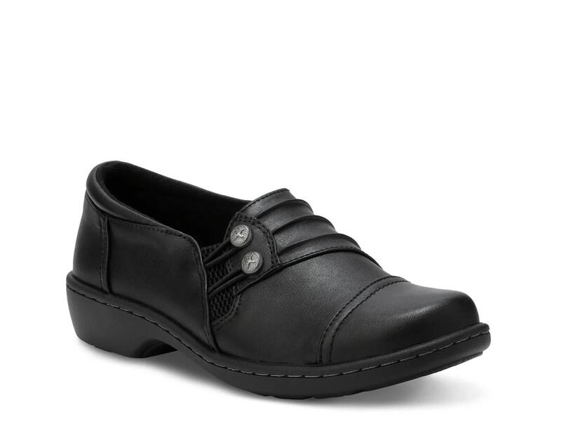 パン種地べた レディース シューズ スリッポン・ローファー EastlandSylvan Slip-On Black 黒いこと