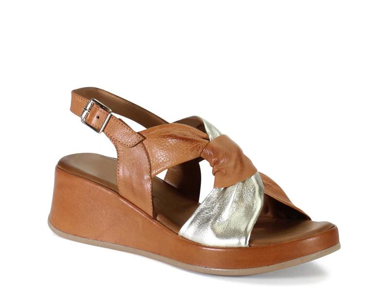 ディバトゥルー レディース シューズ サンダル Diba TrueKala Flower Wedge Sandal Cognac｜ReVida 店 33,670円