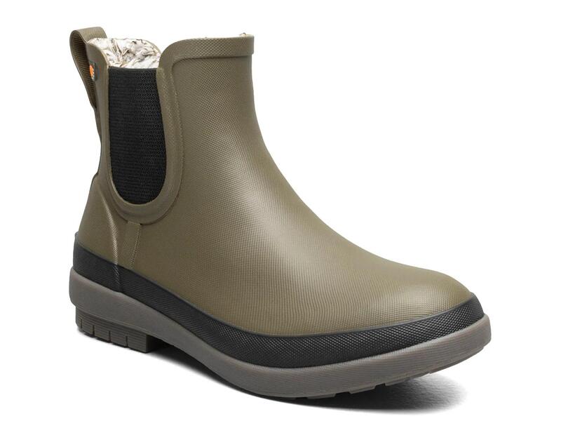 ボグス レディース シューズ ブーツ・レインブーツ 足し加える大きさ チェルシー BogsAmanda Plush II Chelsea Rain Boot - Women\u0027s Dark Green 緑であること