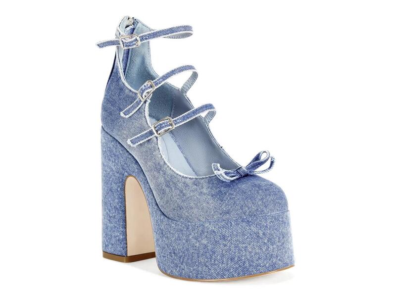 アザレア ワン レディース シューズ パンプス プラットフォーム Azalea WangSprout Platform Pump Blue Denim デニム|ReVida 店
