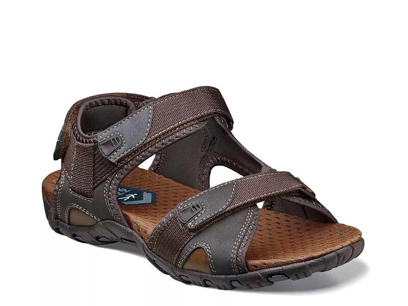 ノンブッシュ メンズ シューズ サンダル Nunn BushRio Bravo River Sandal Dark Brown ブラウン｜ReVida 店
