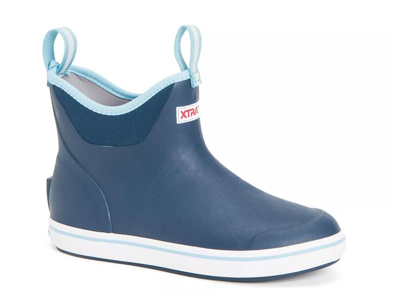 エクストラタフ レディース シューズ ブーツ・レインブーツ アンクル XTRATUFAnkle Deck Bootie Navy 米国海軍