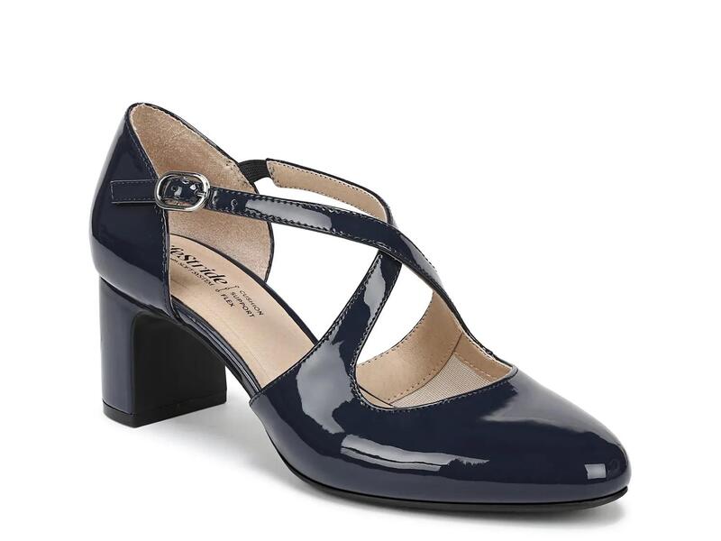 ライフストライド レディース シューズ パンプス LifeStrideTracy Pump Lux Navy Patent Synthetic ネイビー|ReVida 店