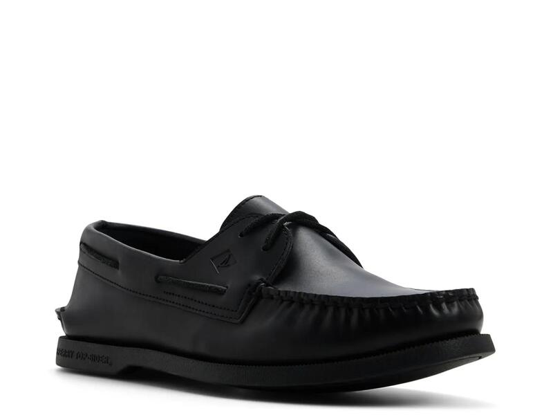 スペリー メンズ シューズ SperryAuthentic Original 2-Eye Boat Shoe Black/Black ブラック|ReVida 店