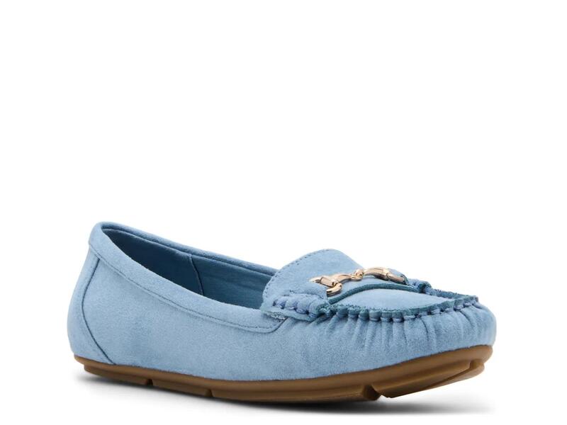 アンクライン レディース シューズ スリッポン・ローファー Anne KleinHewlett Loafer Denim Blue ジーンズ