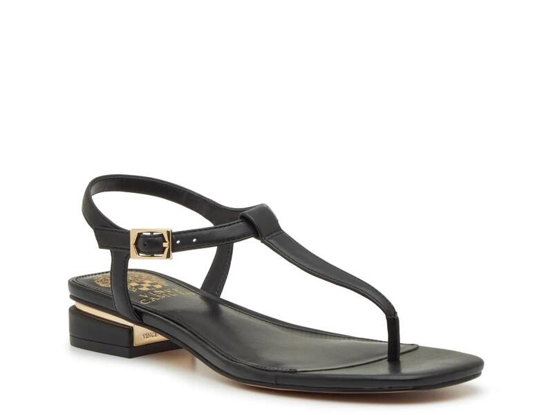 ヴィンスカムート レディース シューズ サンダル Vince CamutoCressean Sandal Black ブラック｜ReVida 店