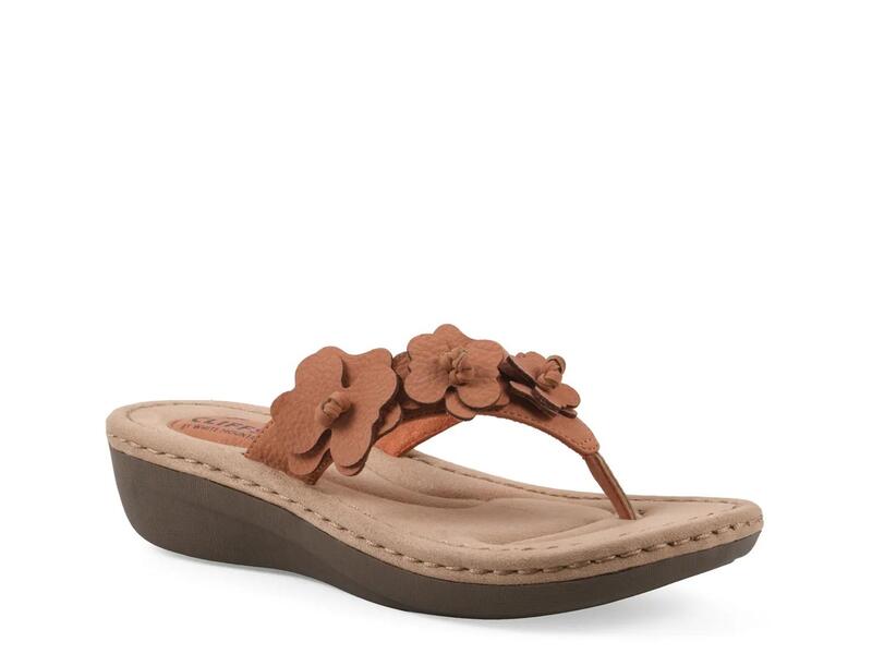 クリフバイホワイトマウンテン レディース シューズ サンダル Cliffs by White MountainCassilia Wedge Sandal Orange オレンジ｜ReVida 店
