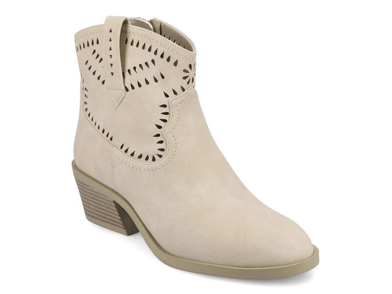 ジャーニー レディース シューズ ブーツ・レインブーツ JourneeCheyenne Western Bootie Taupe トープ|ReVida 店
