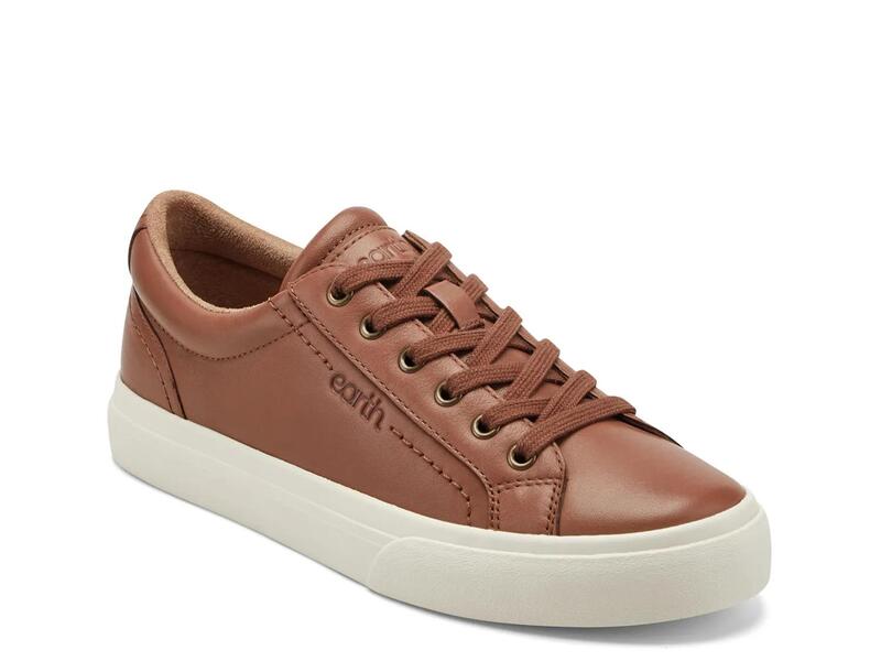 地びた レディース シューズ スニーカー EarthDailey Sneaker Dark Brown 赤銅色